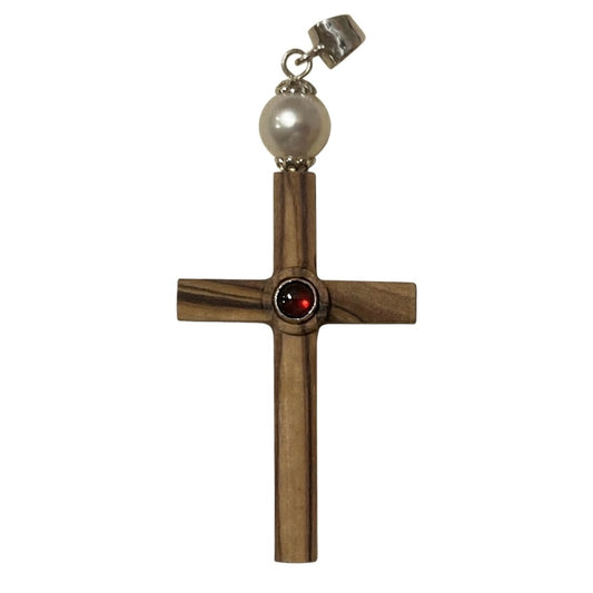 The Blood of the Lamb Olive Wood Cross